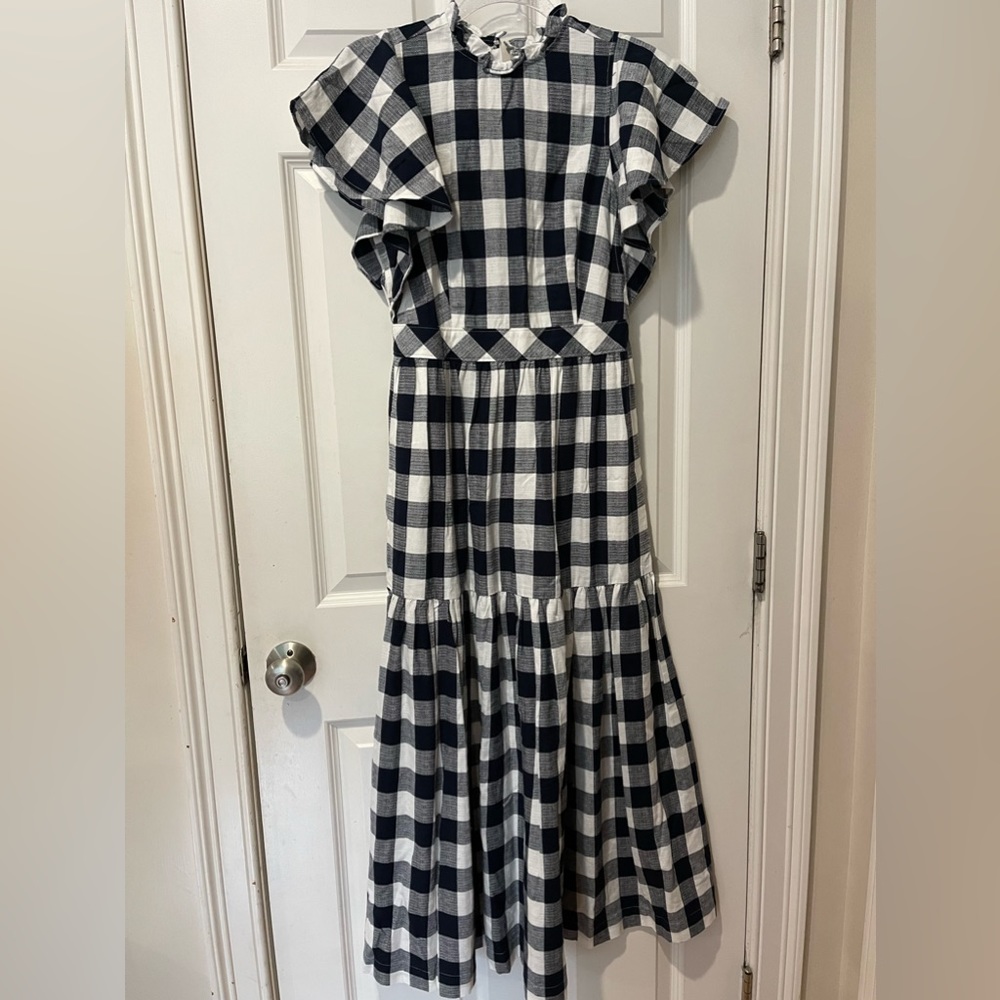 Express X LadyGang checkered dress NWT